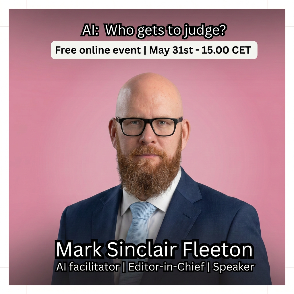Mark Sinclair Fleeton, AI Facilitator, Editor-in-Chief, and Speaker. Featured guest specialist on Rewire to Rise for the 'Decision Intelligence in democracy