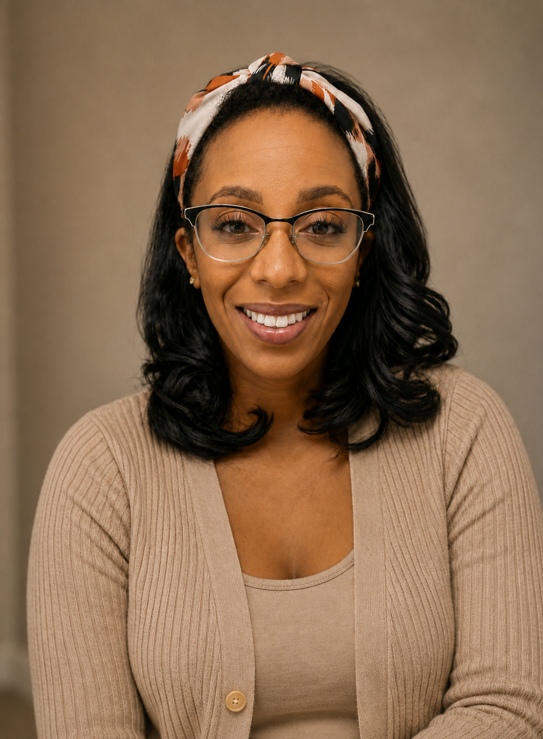 Black female therapist and founder of Rooted in Real Wellness in Georgia
