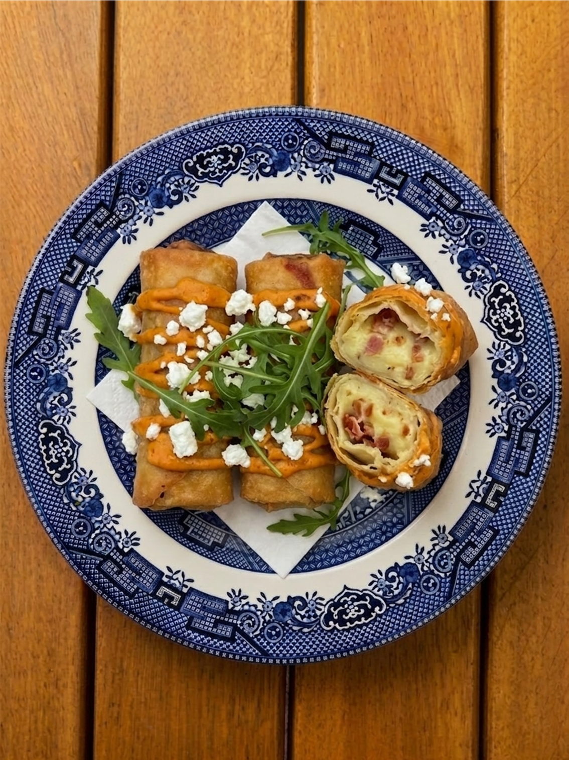 Patatas Bravas Roll met Ham van Lumpi