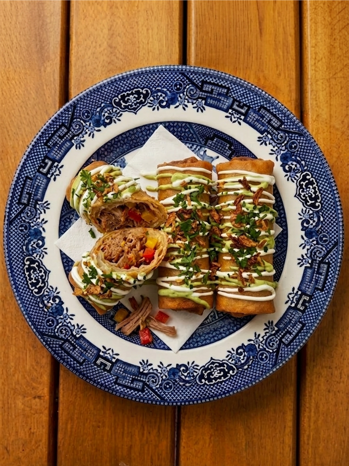 Pulled Pork Loaded Loempia van Lumpi