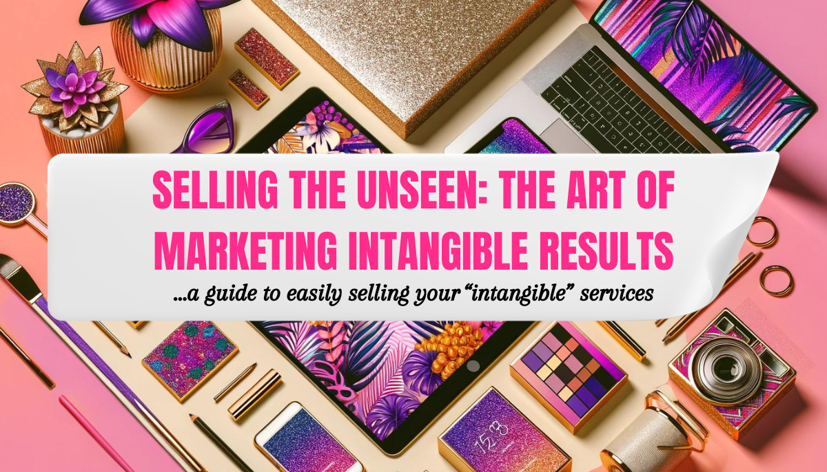 Selling the unseen: the art of marketing intangible results
