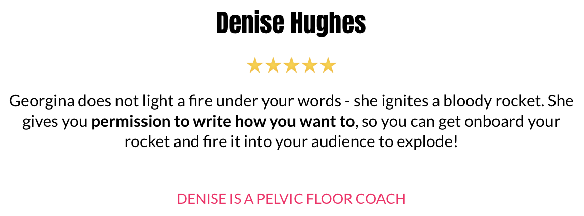 FEARLESS testimonial