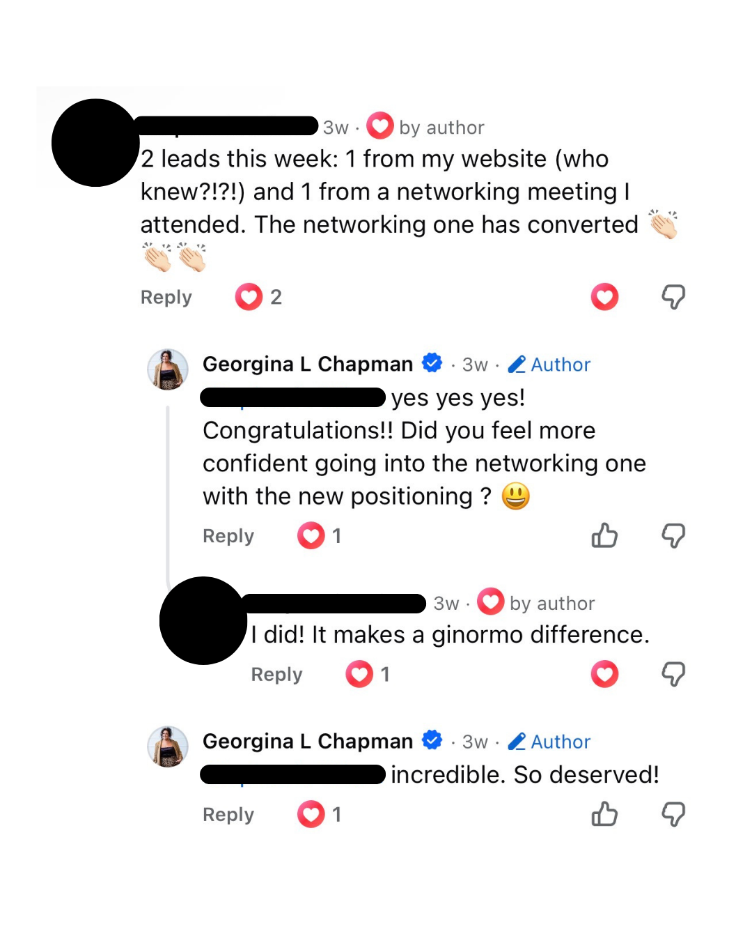 FEARLESS testimonial