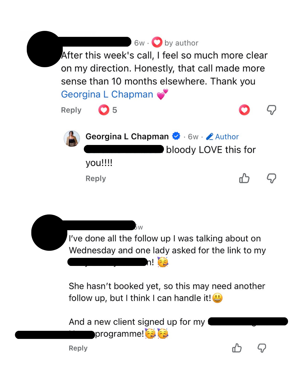 FEARLESS testimonial