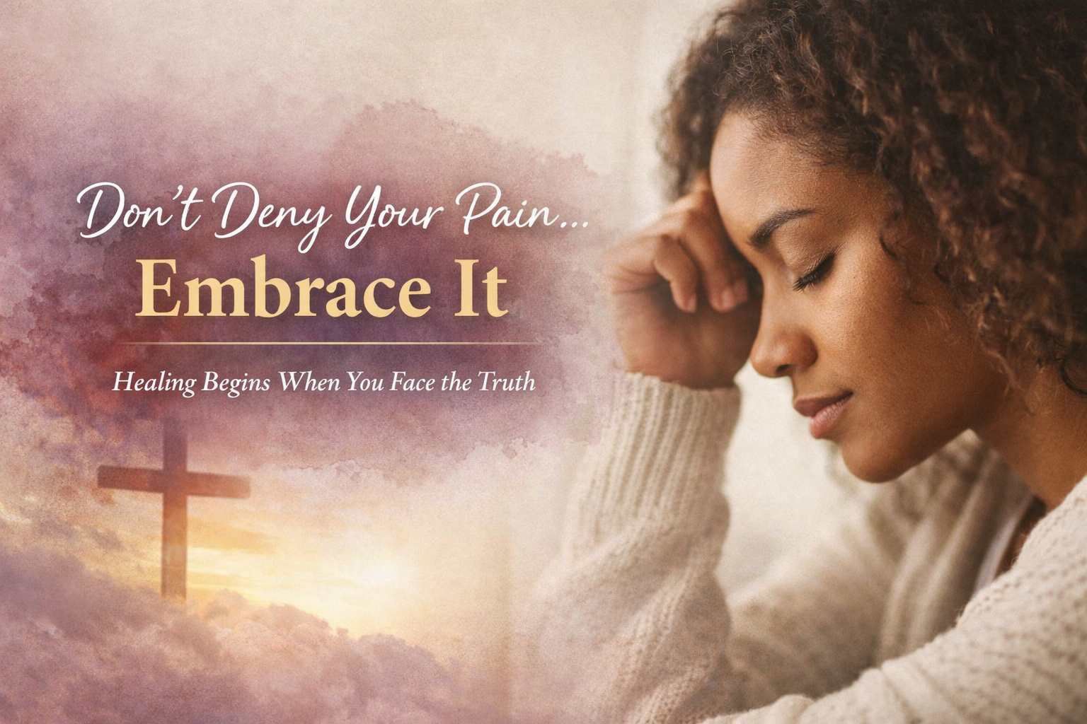 Don’t Deny Your Pain… Embrace It