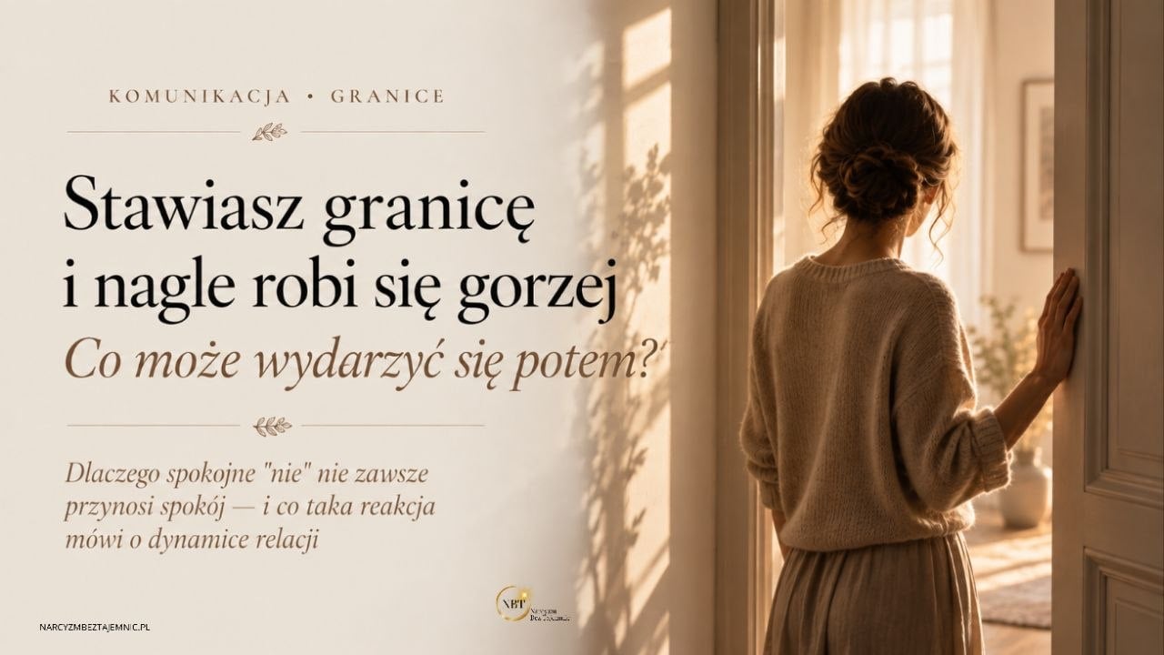 Stawiasz granicę i nagle robi się gorzej. Co może wydarzyć się w toksycznej relacji?