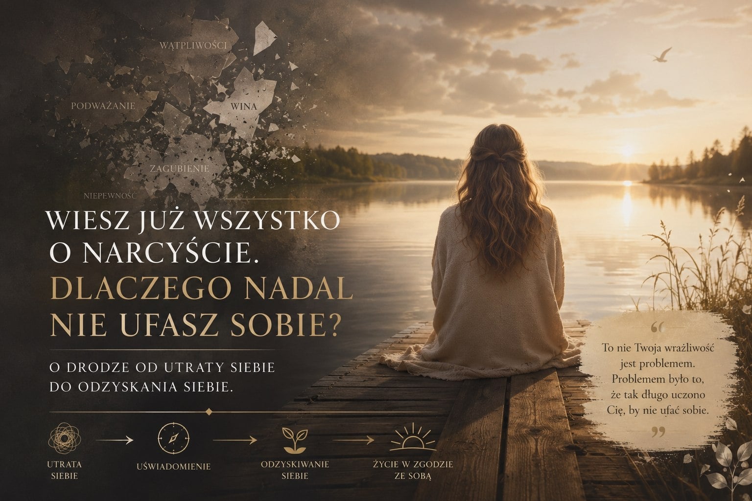 Wiesz już wszystko o narcyzie. Dlaczego nadal nie ufasz sobie?