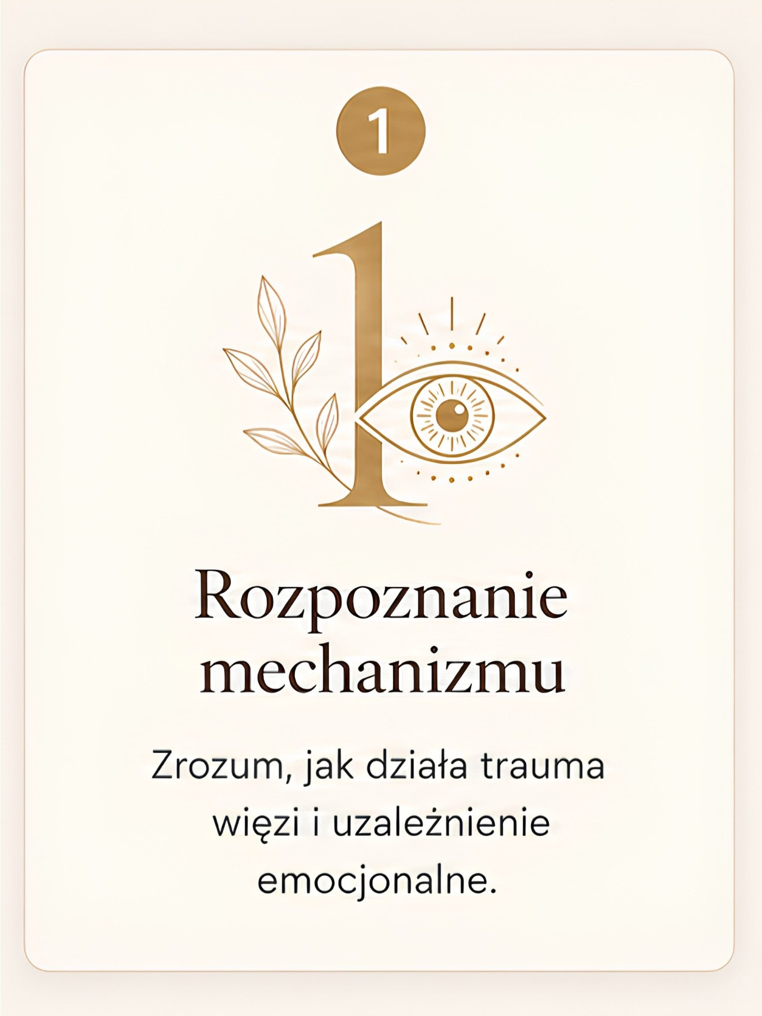 Rozpoznanie mechanizmu — pierwszy etap drogi wyjścia