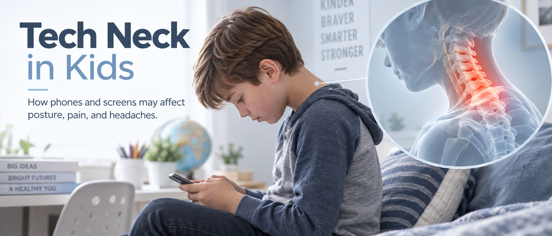 Tech Neck in Kids: What Phones and Screens May Be Doing to Growing Bodies