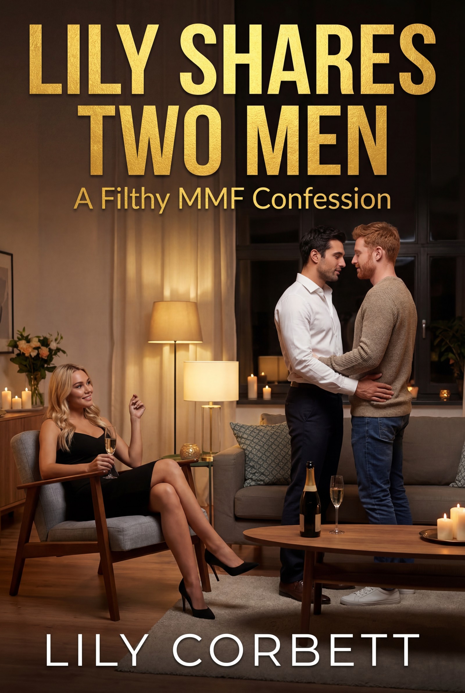 Lily Shares Two Men - by Lily Corbett - taboo erotica MMF