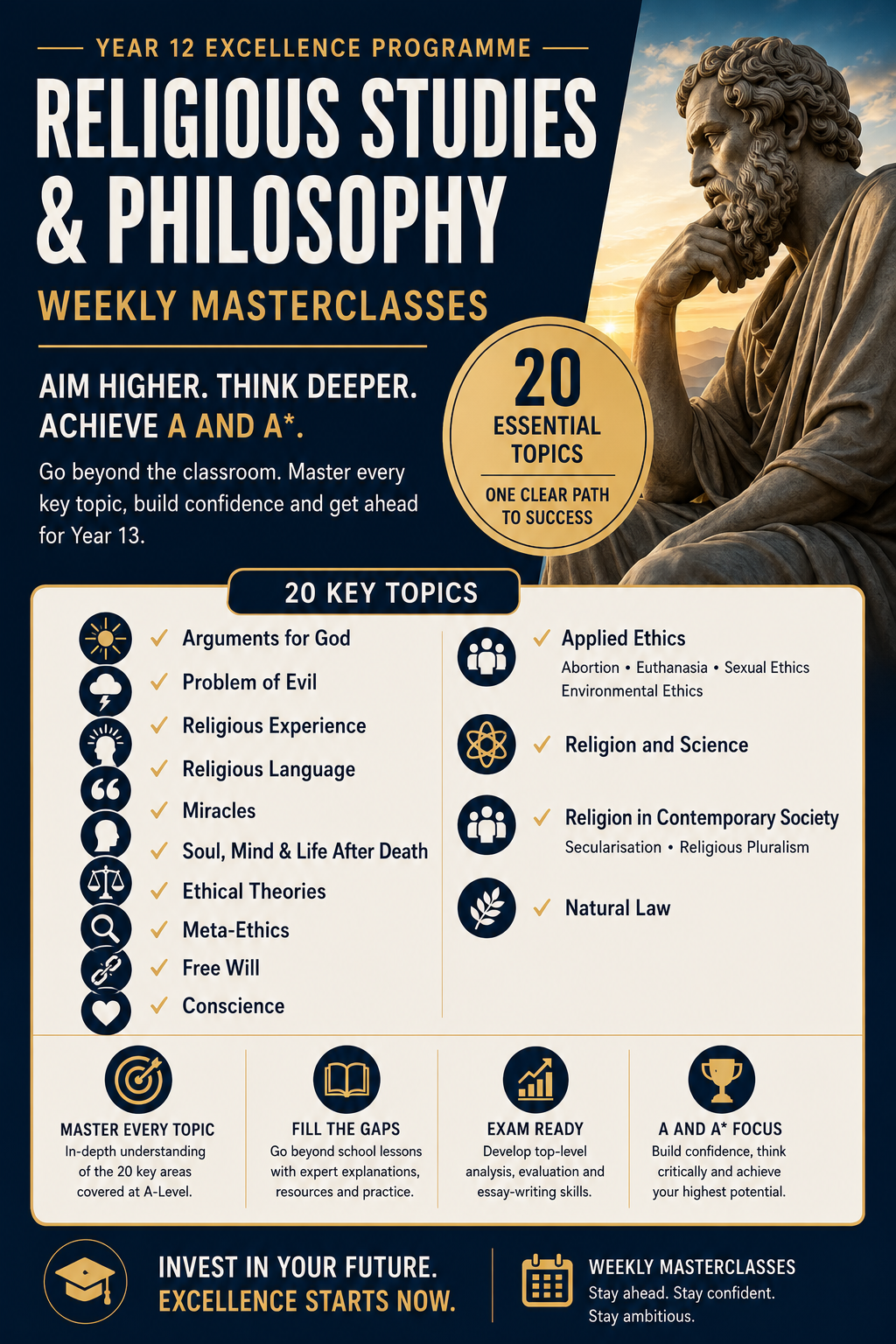 Year 12 A-Level Religious Studies & Philosophy Excellence Programme