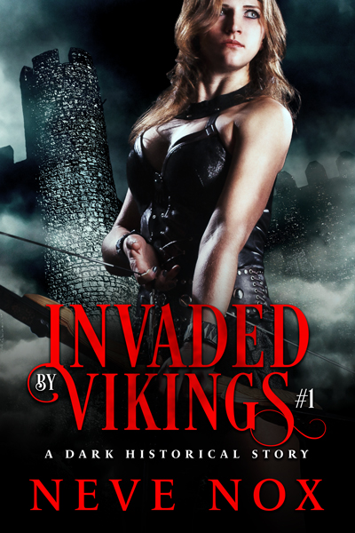 Invaded by the Vikings by Neve Nox book cover