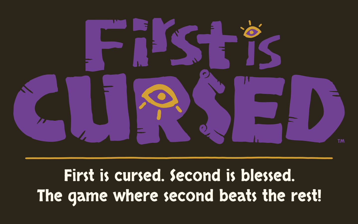 First is Cursed. Second is blessed. The game where second place wins! Fantasy card game. Fantasy board game.