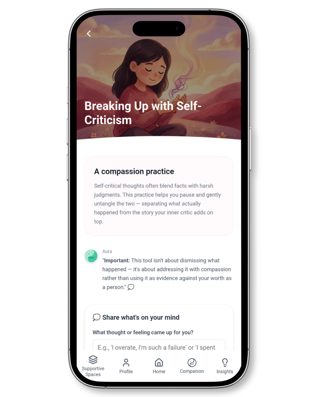Breaking Up with Self-Criticism: a compassion practice