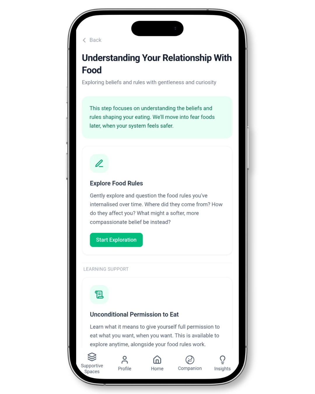 Understanding your relationship with food: exploring beliefs and food rules with compassion