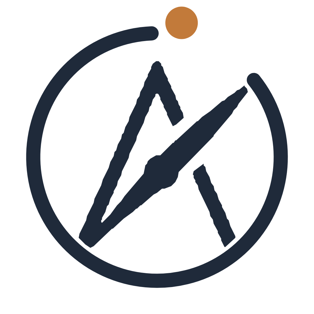 Logo Takt Navigator Kreis mit Metronom-Symbol