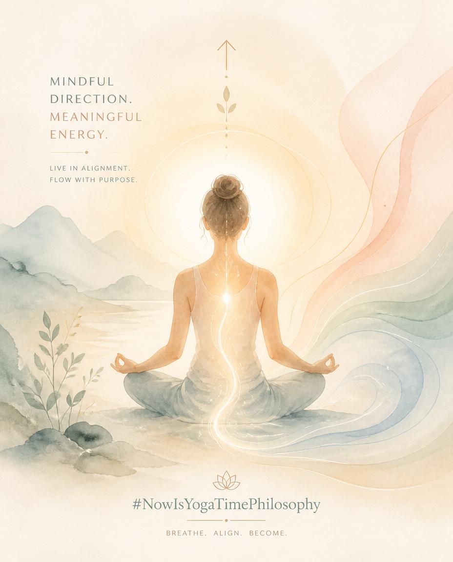 Watercolor figure with a softly glowing center and gentle flowing lines symbolizing mindful direction of energy. What is Brahmacharya