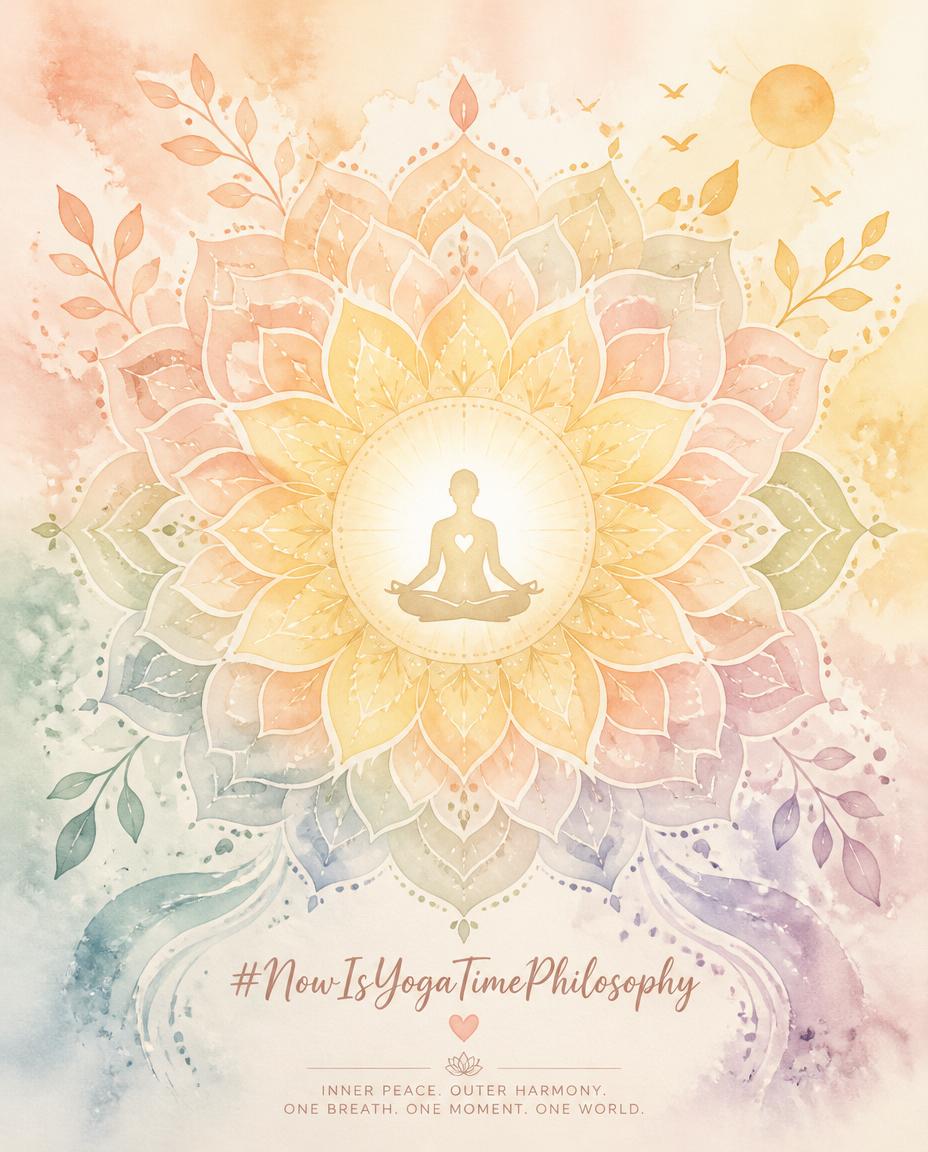 Soft watercolor mandala radiating gentle pastel light, symbolizing the expanding benefits of practicing compassion and nonviolence. Benefits of Practicing Ahimsa