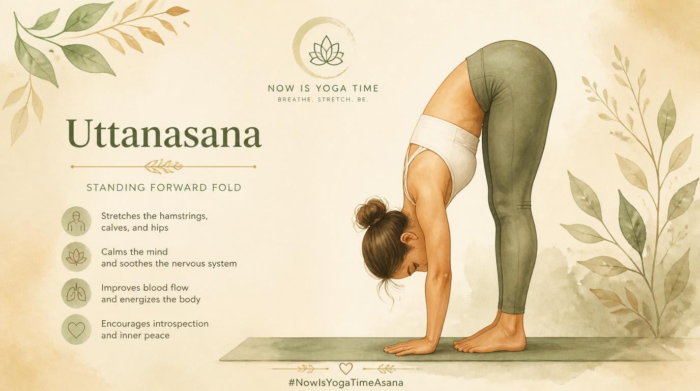 Hero image woman performing Uttanasana