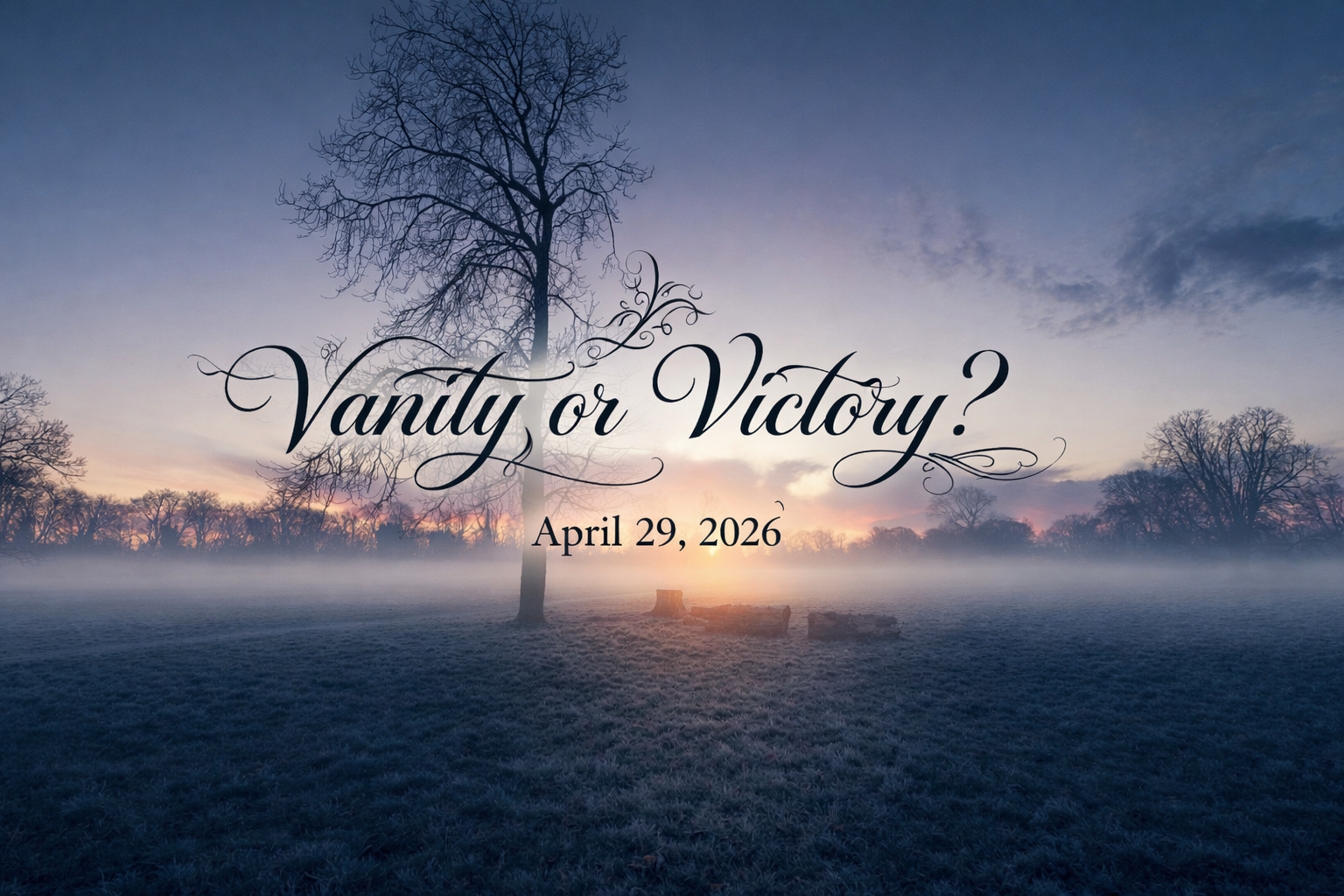 Vanity or Victory?