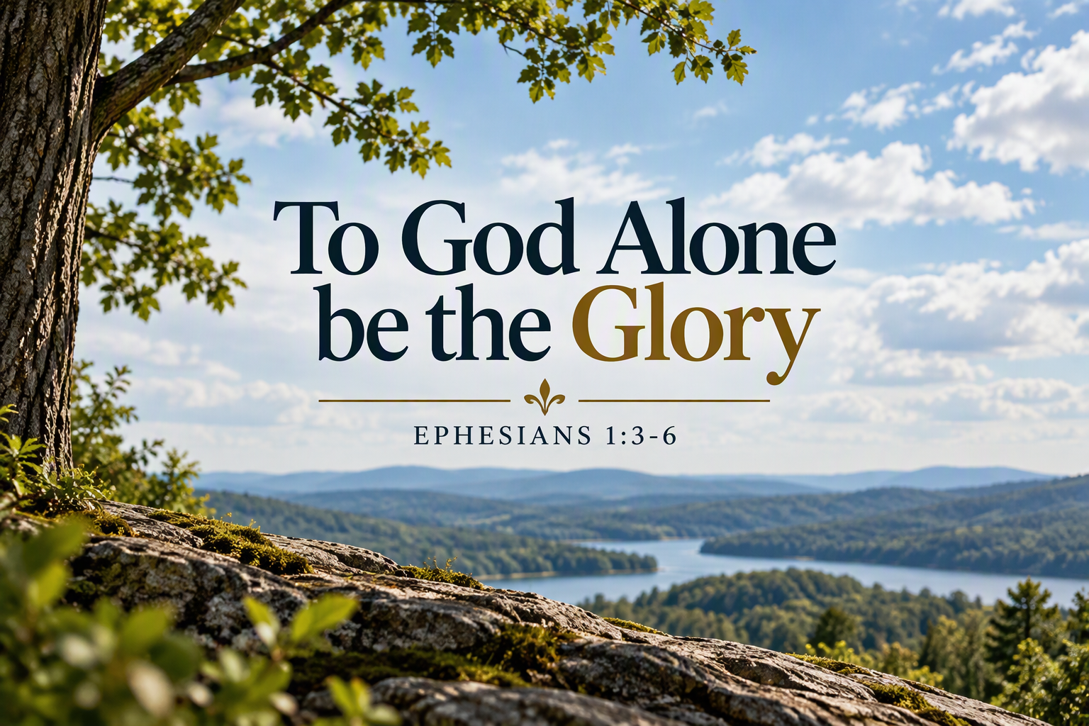 To God Alone be the Glory