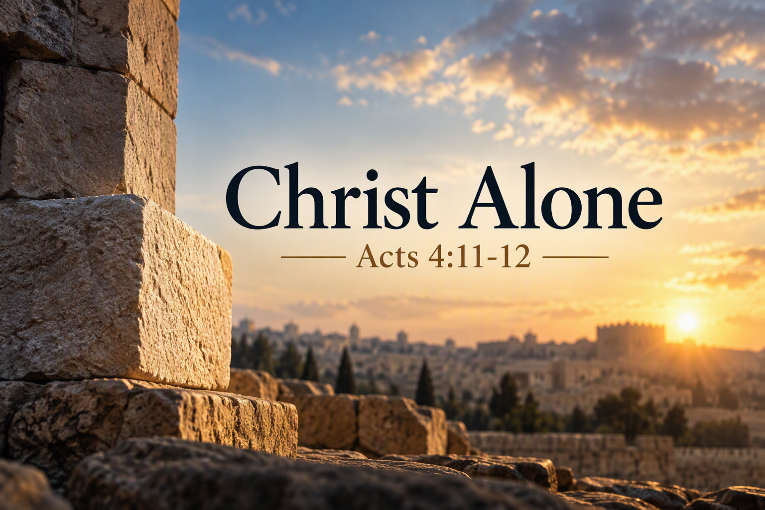 Christ Alone