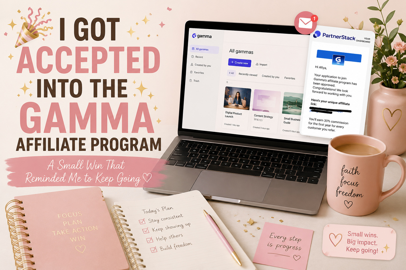 I Got Accepted Into the Gamma Affiliate Program 🎉
