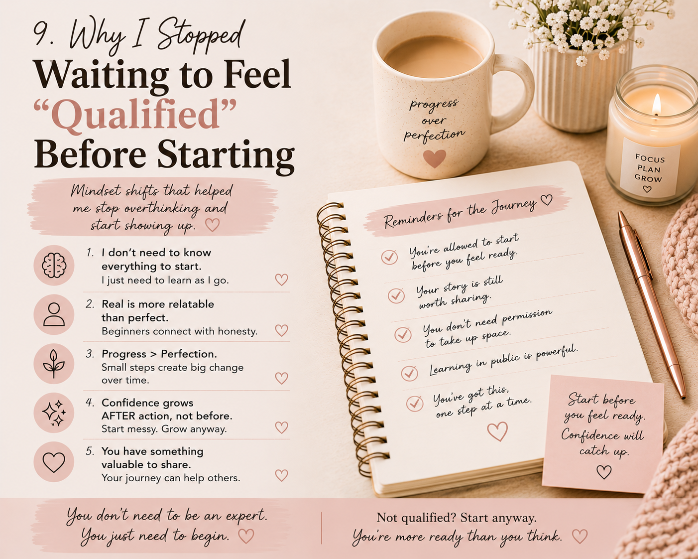 WHY I STOPPED WAITING TO FEEL “QUALIFIED” BEFORE STARTING