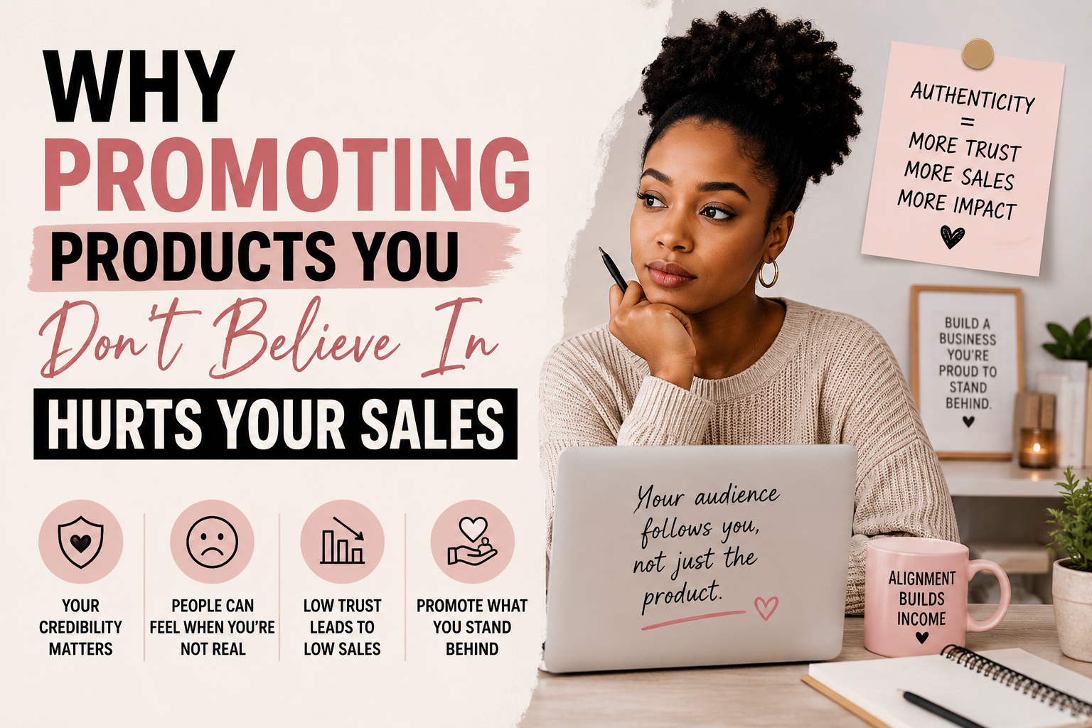 WHY PROMOTING PRODUCTS YOU DON’T BELIEVE IN HURTS YOUR SALES