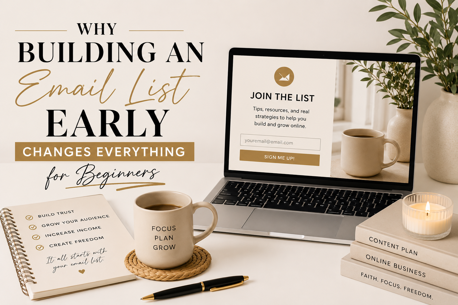 WHY BUILDING AN EMAIL LIST EARLY CHANGES EVERYTHING