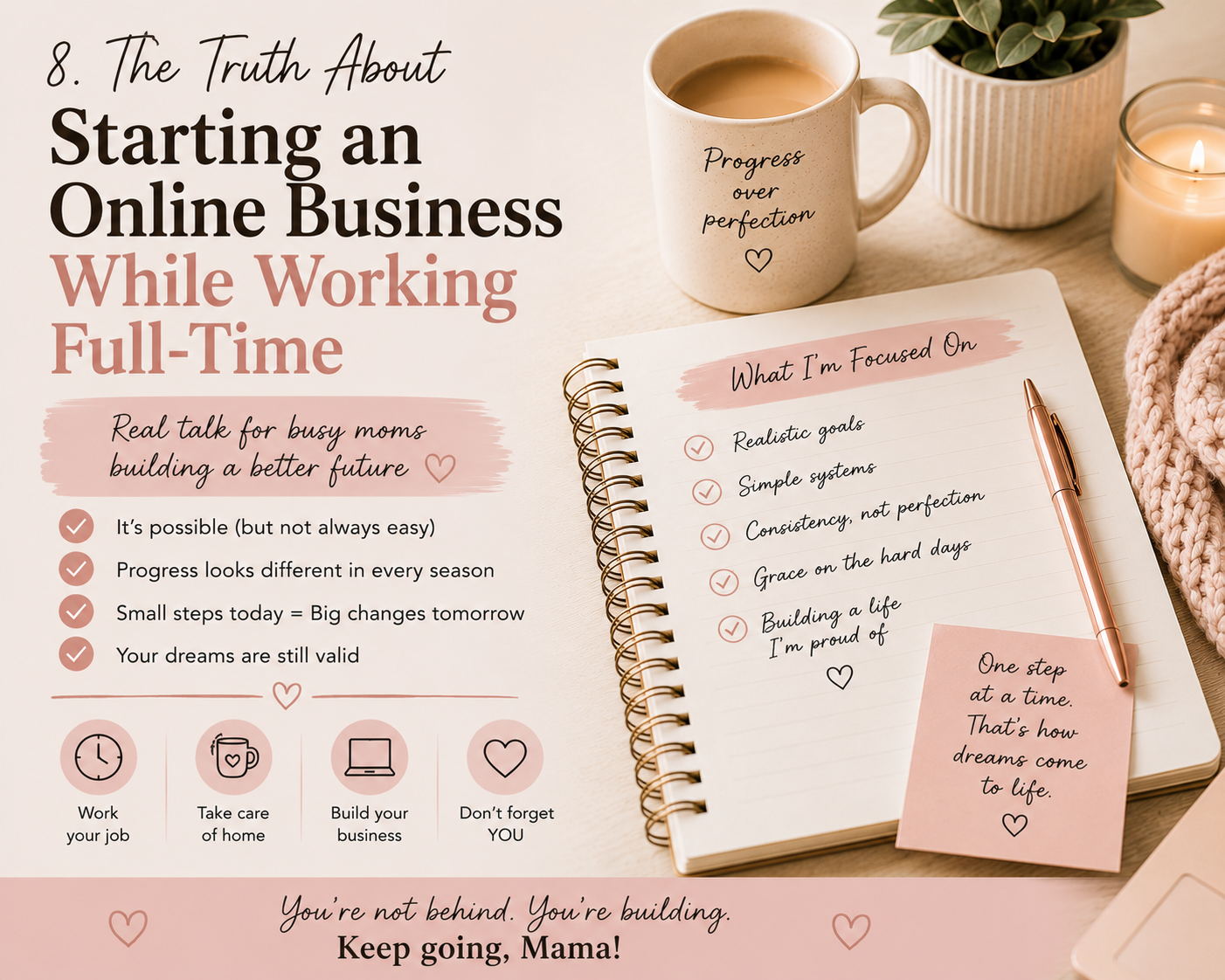 THE TRUTH ABOUT STARTING AN ONLINE BUSINESS WHILE WORKING FULL-TIME