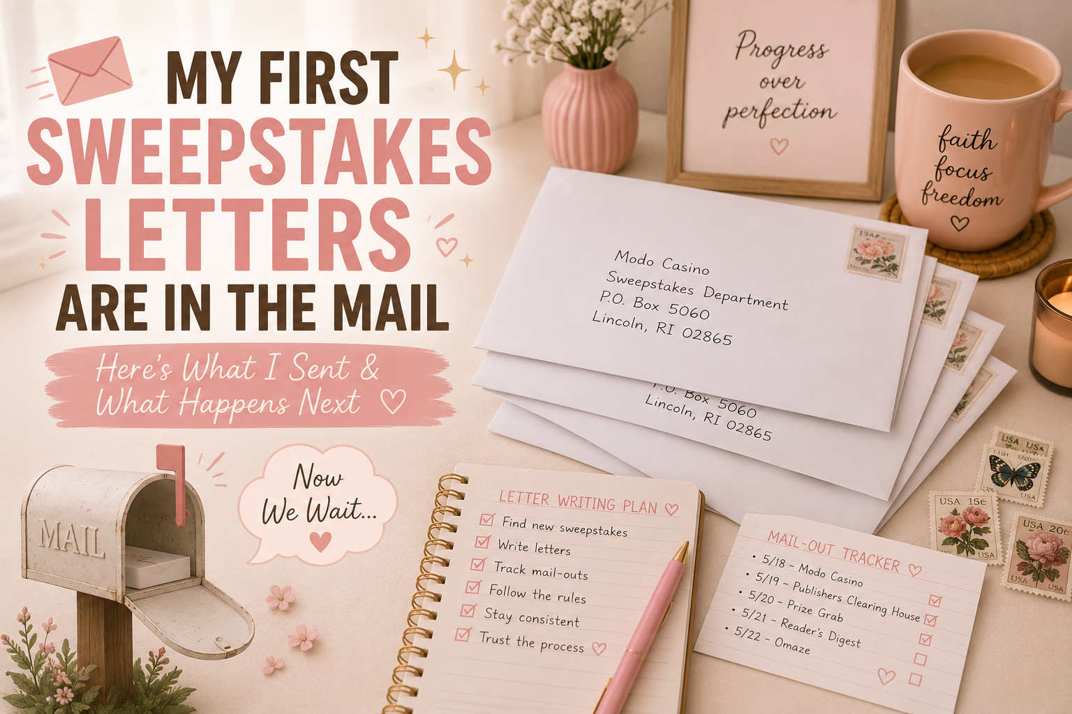 My First Sweepstakes Letters Are Officially in the Mail