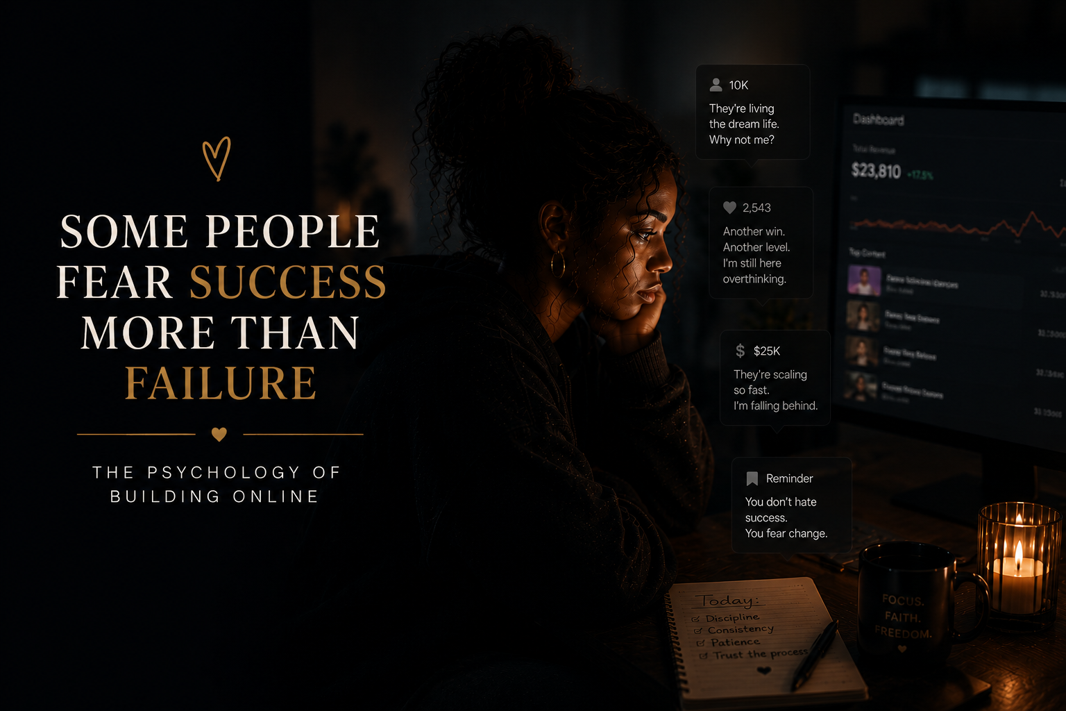 Why Some People Secretly Don’t Want to Succeed Online