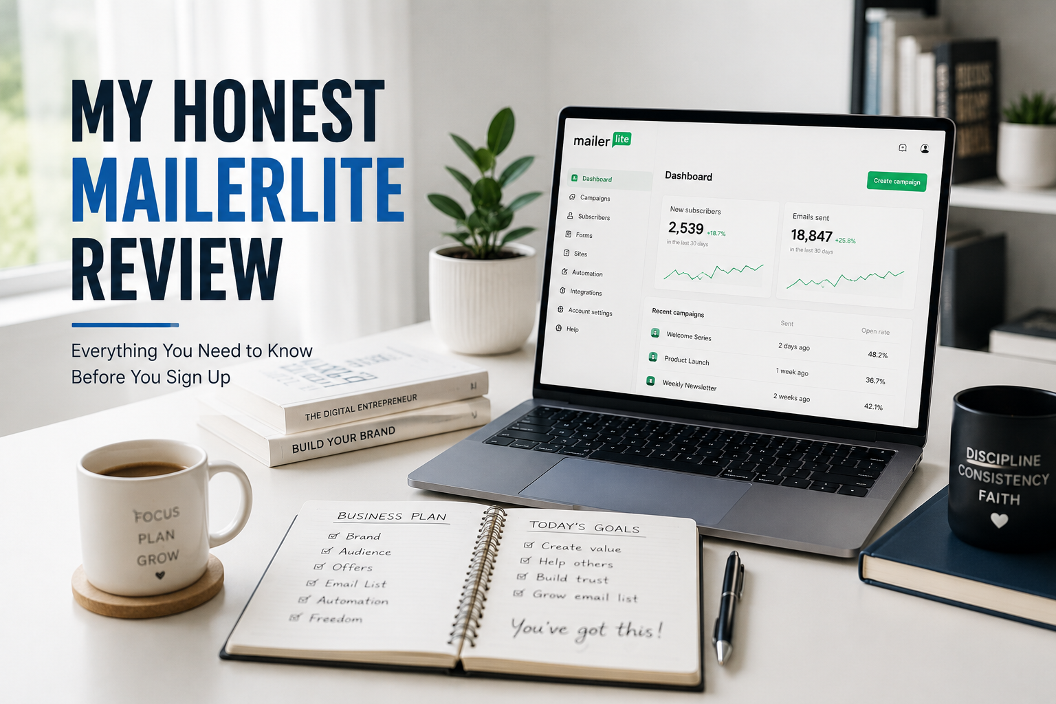 My Honest Experience Using MailerLite as a Beginner-Friendly Business Platform