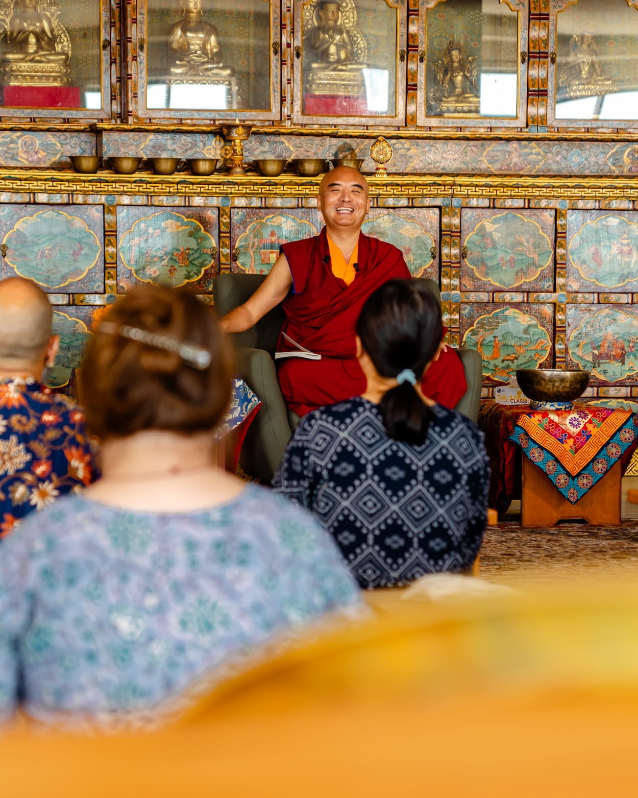 Teaching at Tergar Osel Ling