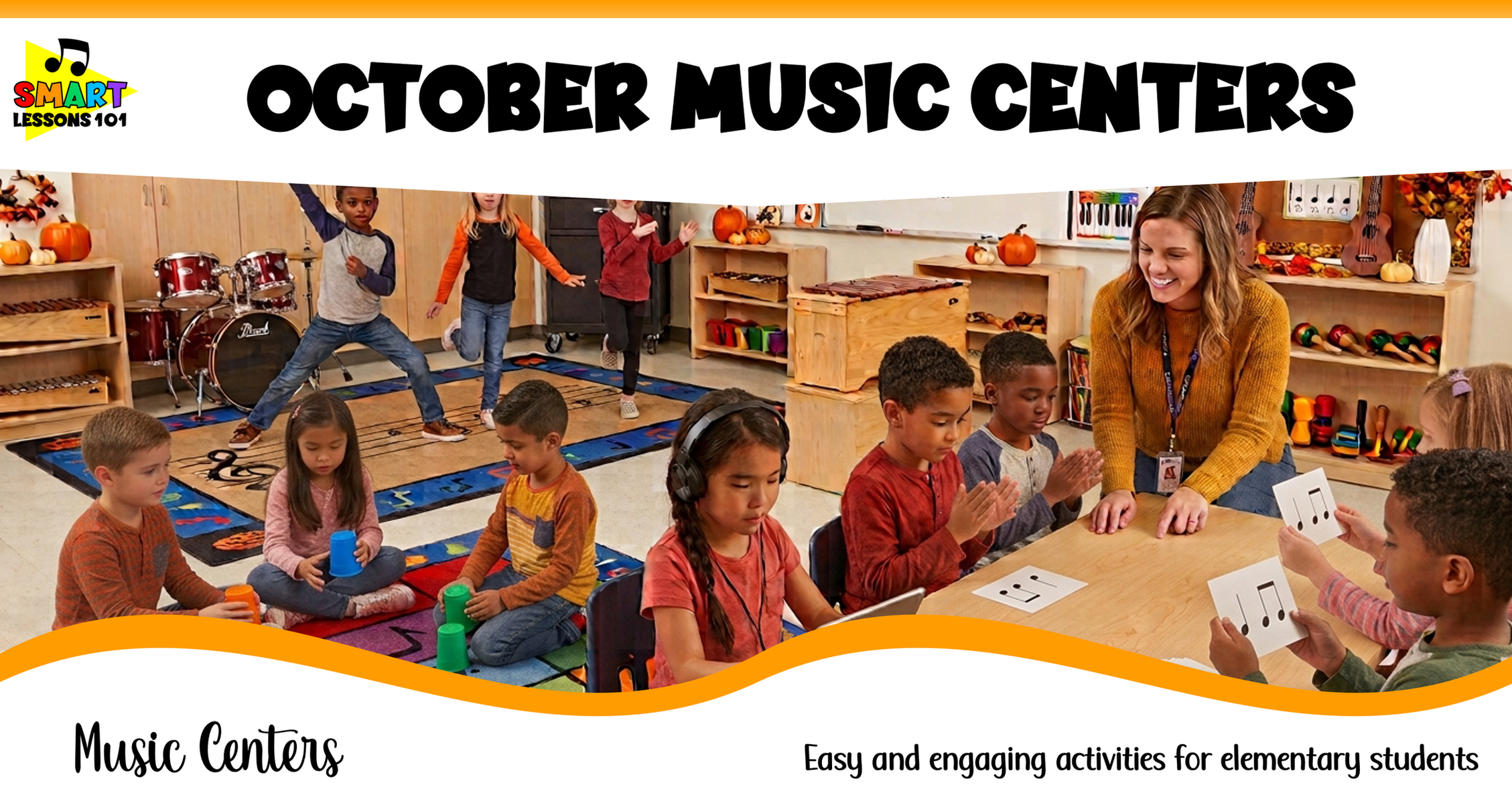 October Music Centers: Easy & Engaging Activities for Elementary Students
