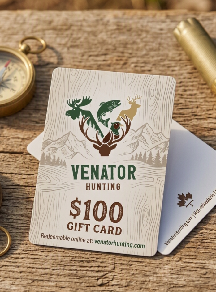 Venator Hunting $100 Gift Card