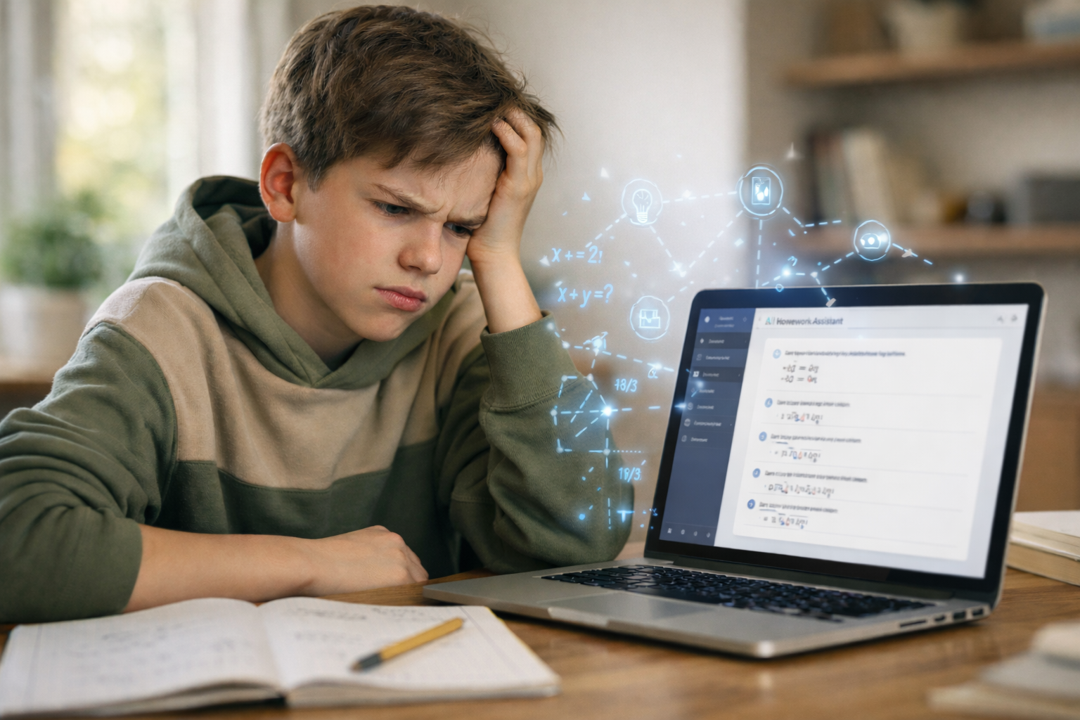 Zakaj AI ni dovolj, ko otrok snovi ne razume? (Online inštrukcije kot rešitev)