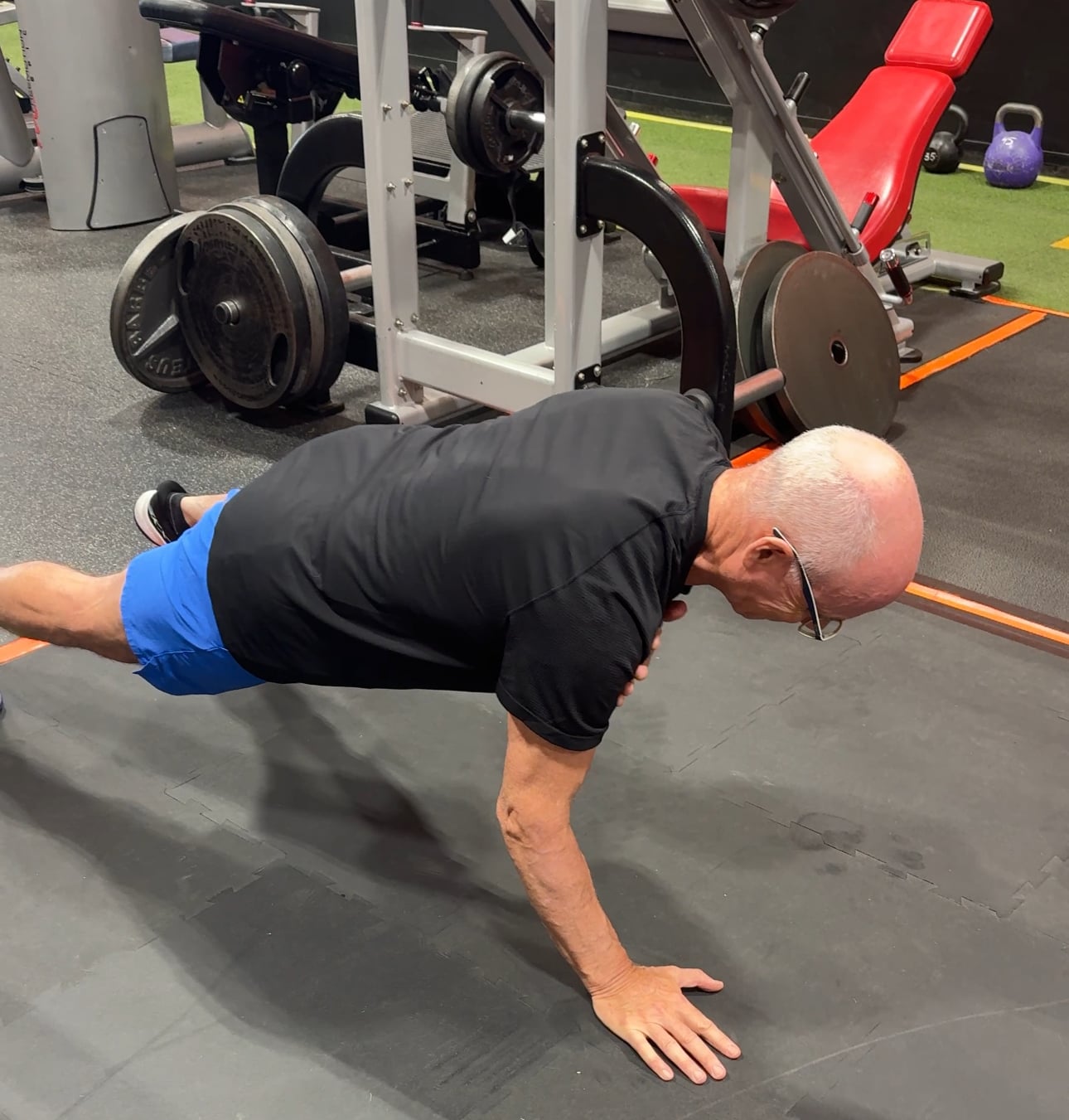 Darcy training at Body In Fushion Edmonton — protein, strength, and consistency