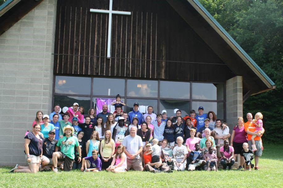 families at chapel