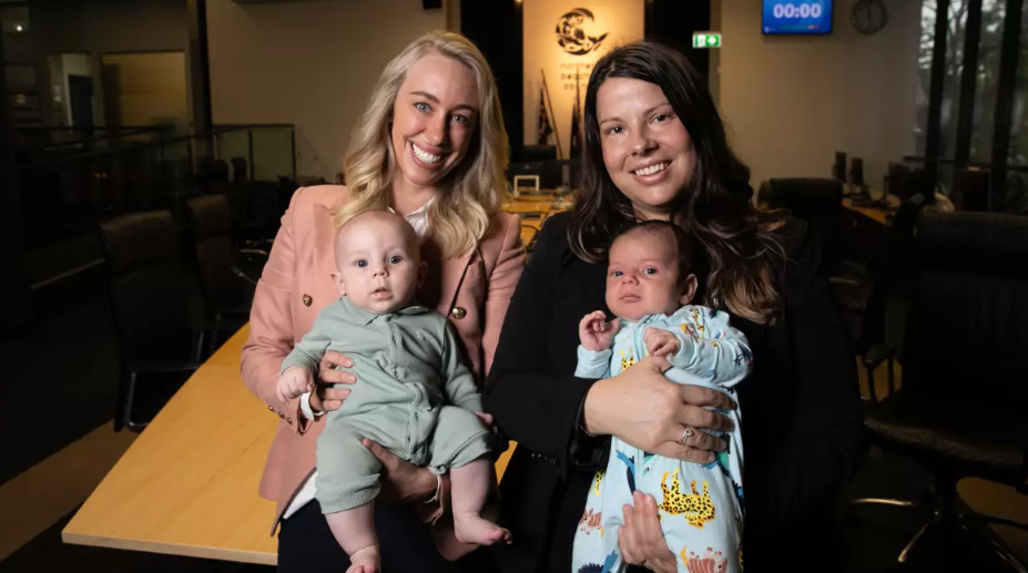 Northern Beaches Advocate: Northern Beaches councillors: Bubs in council chambers is a first