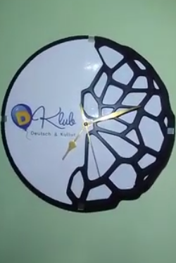 Handmade Personalized Resin Clock