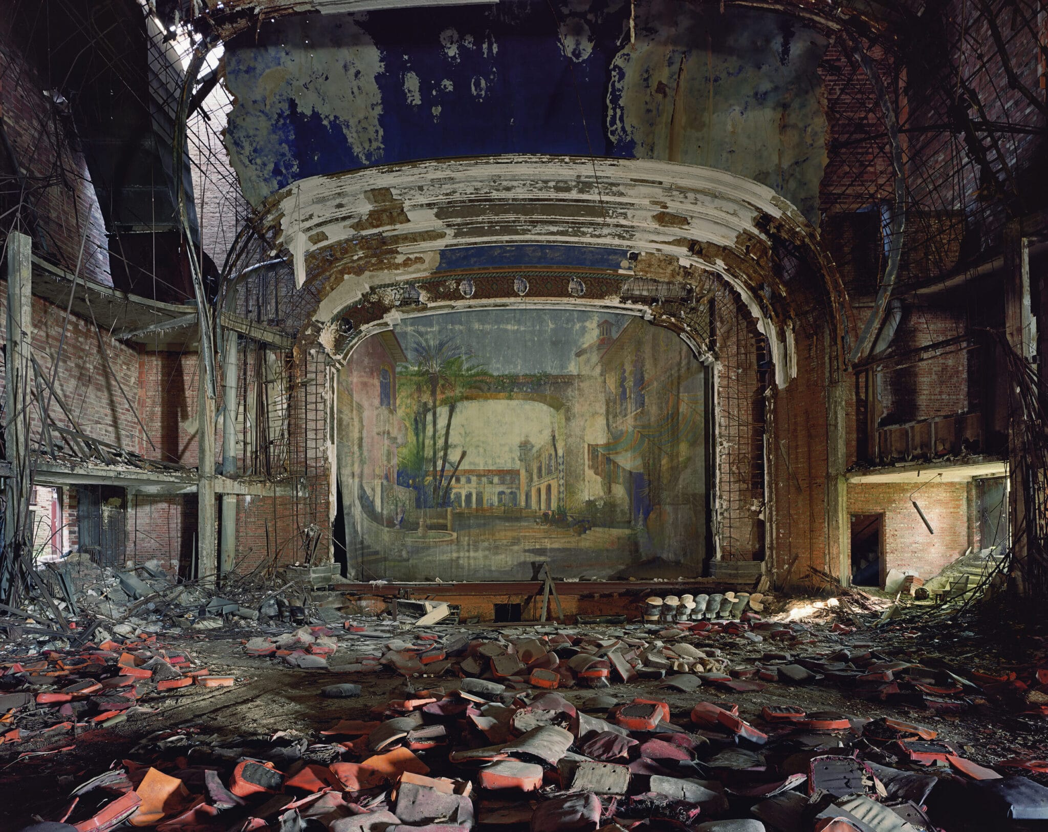 A historic theater that is falling apart