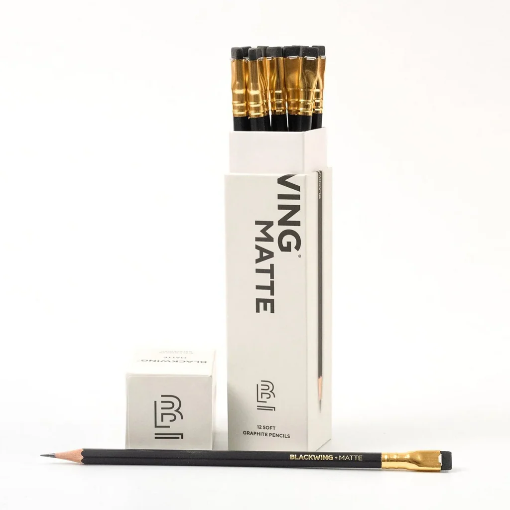 a pack of matte pencils from blackwing