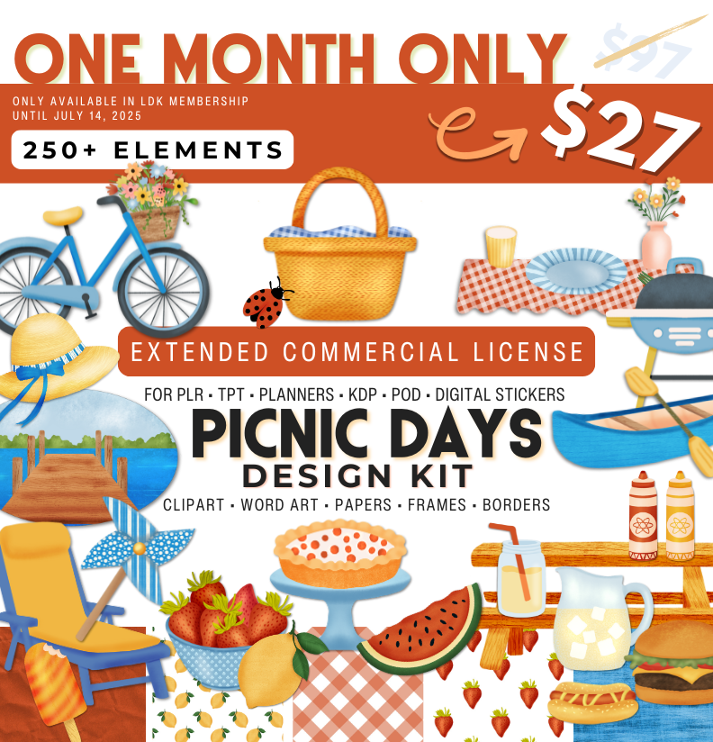 Picnic Days 2025 Commercial Use Clipart Design Kit