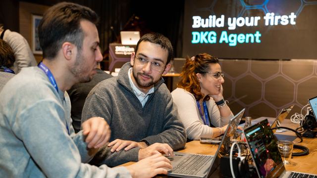 DKGcon participants building a DKG agent in a hands-on workshop
