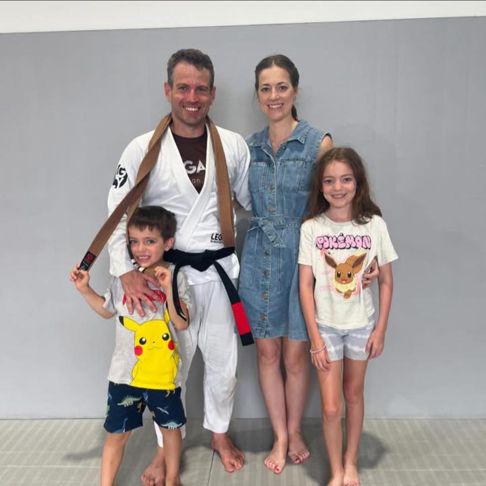 Matt with his family