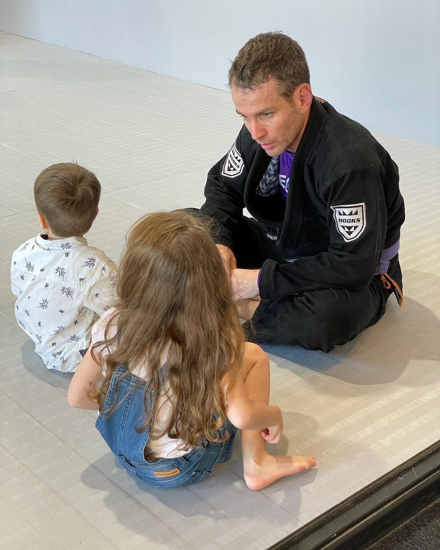 Matt with his kids