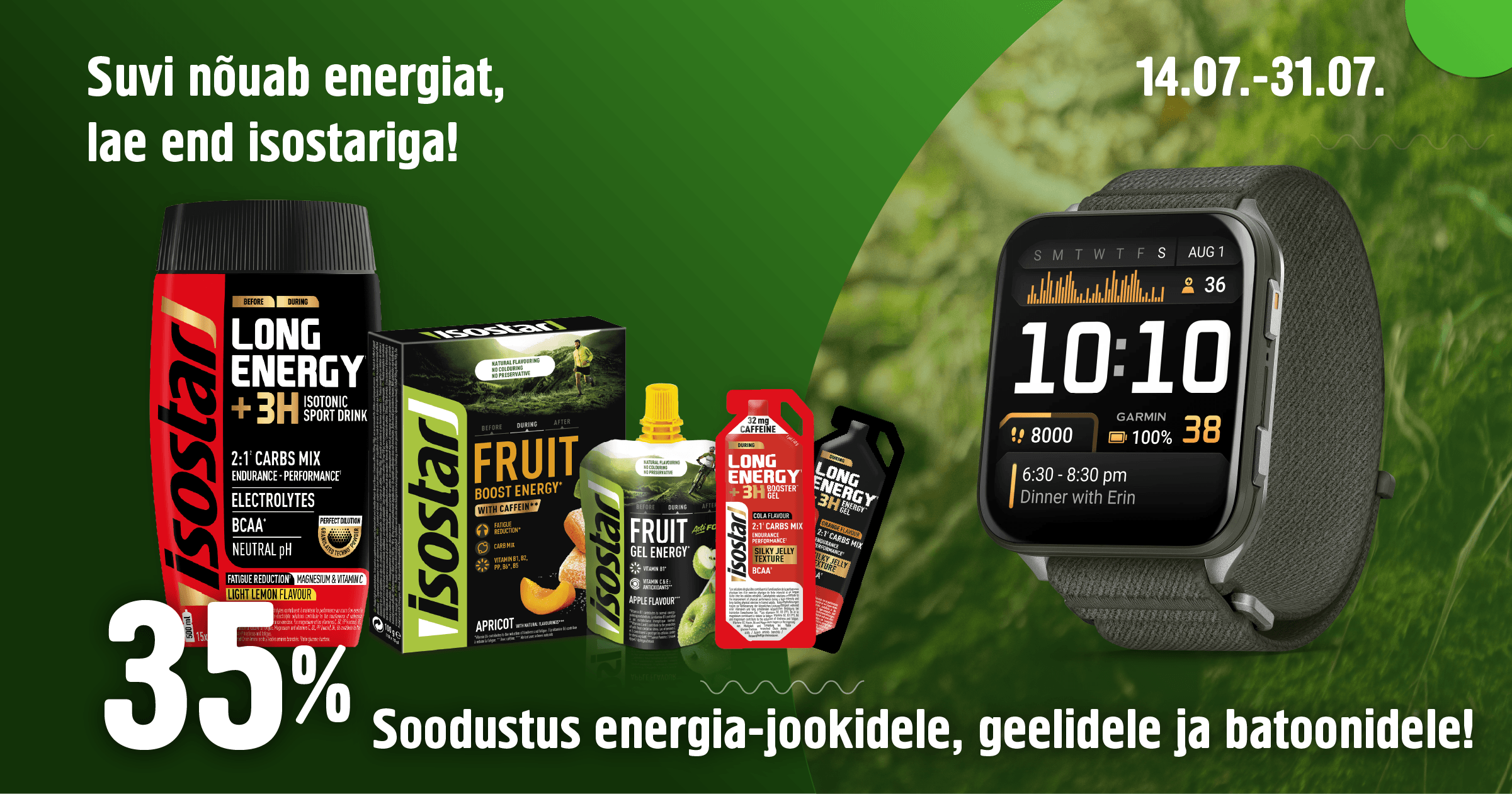 Suvi vajab energiat - lae end Isostariga