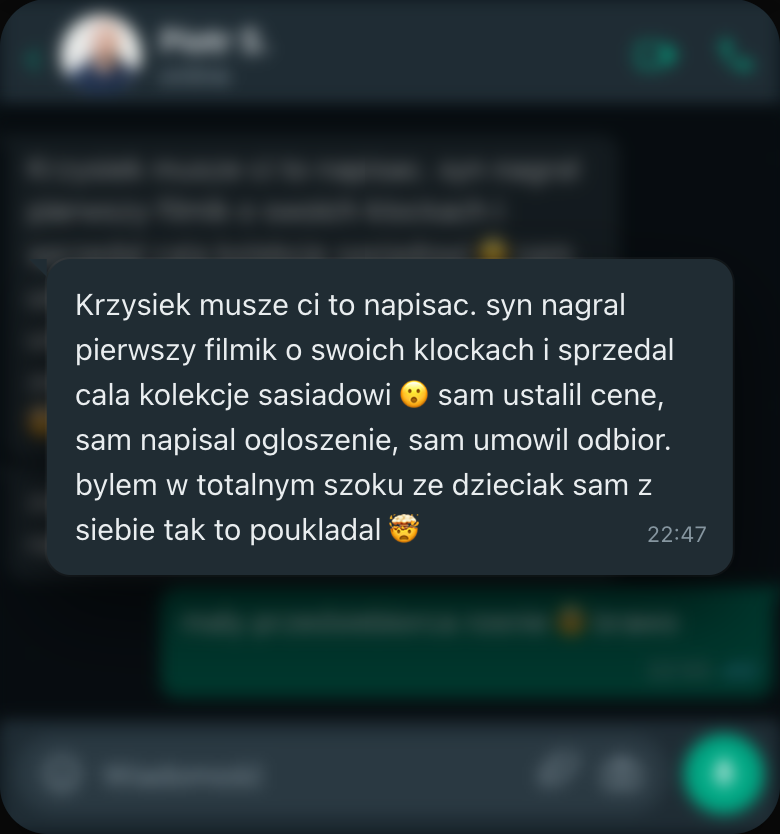 Wiadomość od rodzica